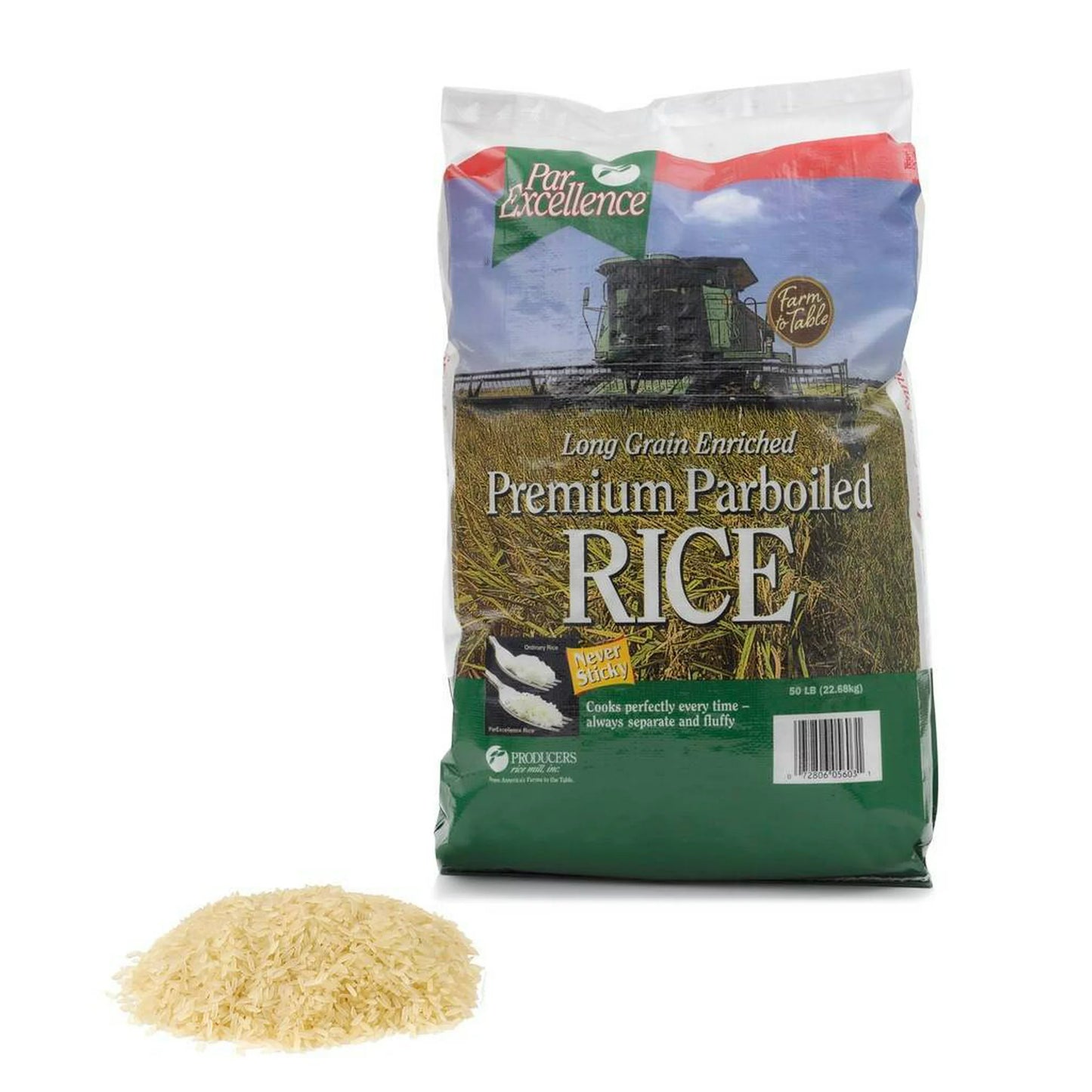 Par Excellence Premium Parboiled Rice | 50lbs Make I Shop