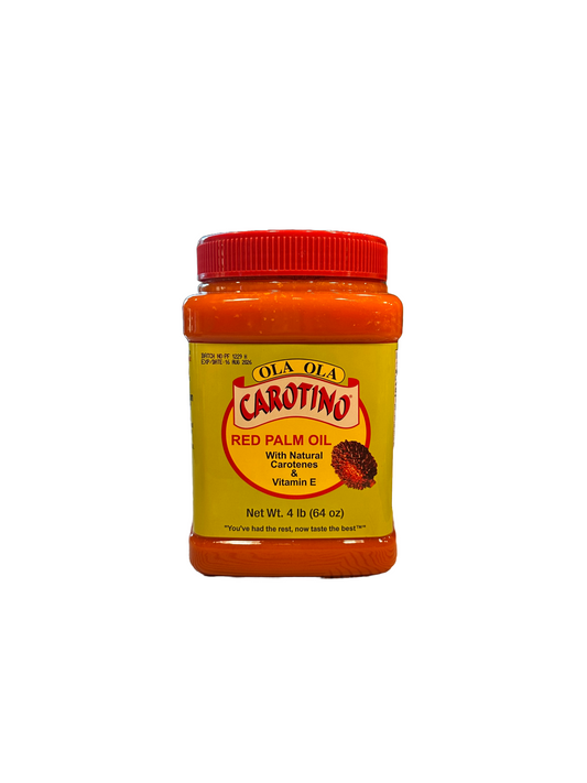 Premium Red Palm Oil – Ideal for Soups and Stews (Carotino 64oz)