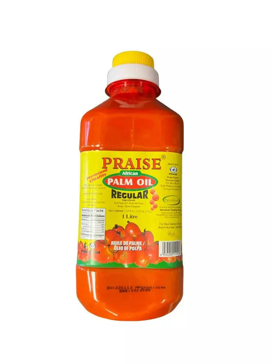 Premium Red Palm Oil – Ideal for Soups and Stews (Praise 1 L) Make I Shop
